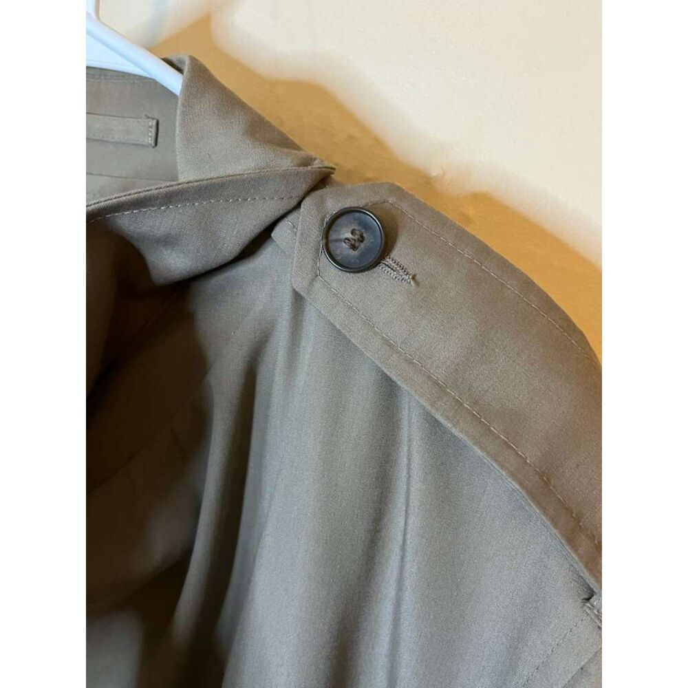 Vintage London Fog Trench Coat Mens 46 Long Beige Wamsutta Thinsulate Lined USA - Picture 6 of 8